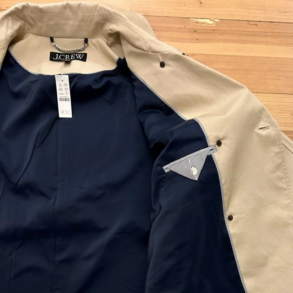 J.Crew Short Trench Coat. Size XL. NWT. - Picture 14 of 15